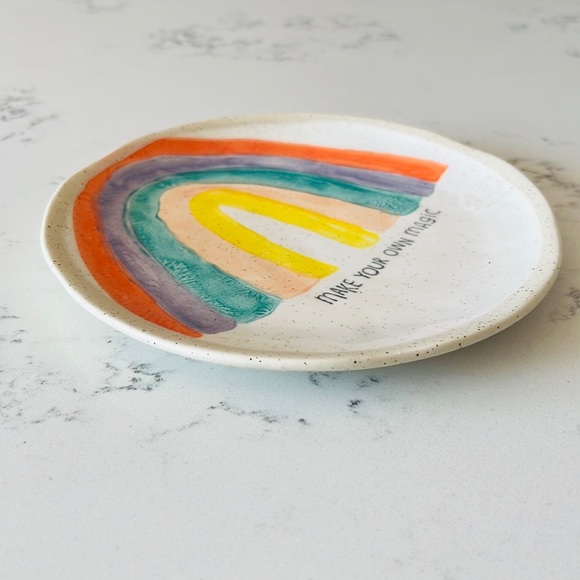 Anthropologie Rainbow Decorative  Plates - Picture 5 of 10